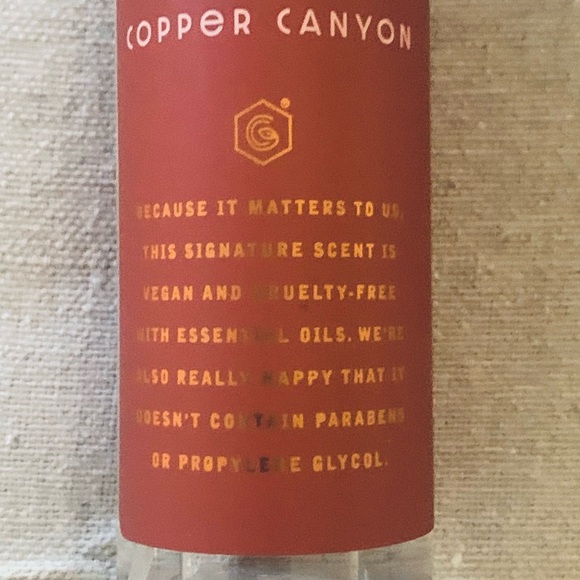Copper Canyon Vegan Men’s Body Spray Good Chemistry NIB UNISEX - Picture 4 of 5